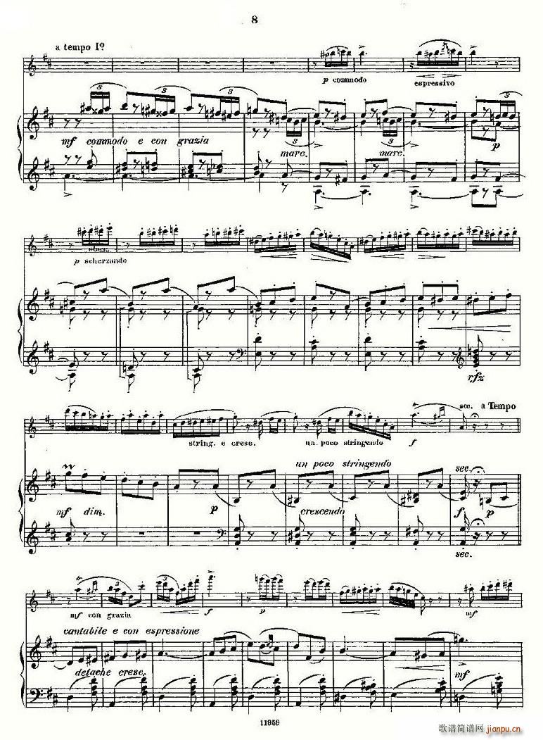 L'Hirondelle.Op.44（长笛+钢琴伴奏）7