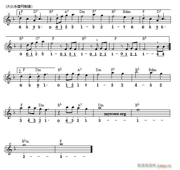 世界名曲双谱式 莫愁河上的桥2