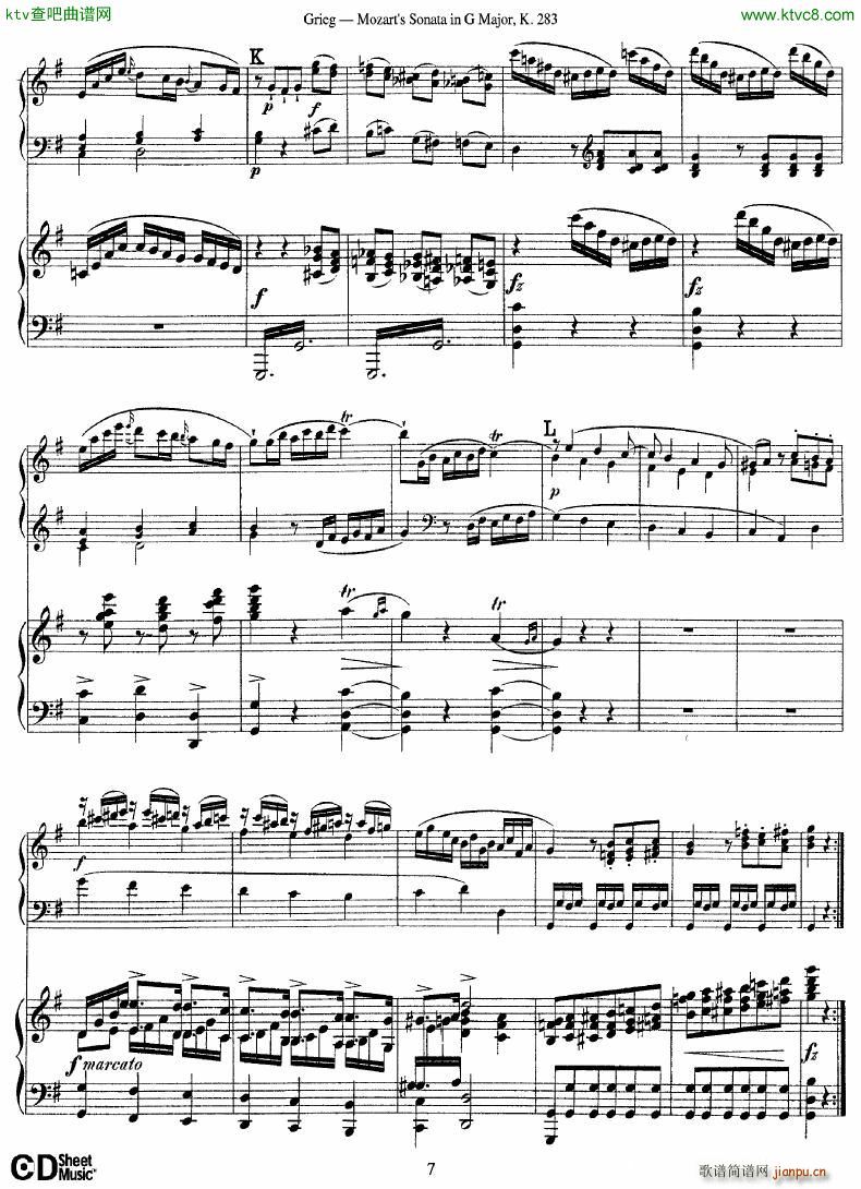 Grieg Sonata K 582 Mozart 2nd Piano Grieg7