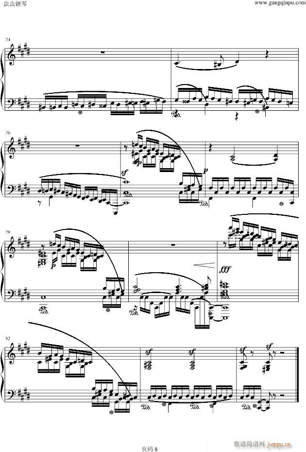 《革命》（左手版）_肖邦-chopin8