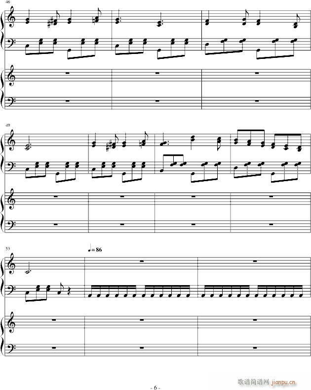 送给侄子的钢琴变奏曲_abimusic6