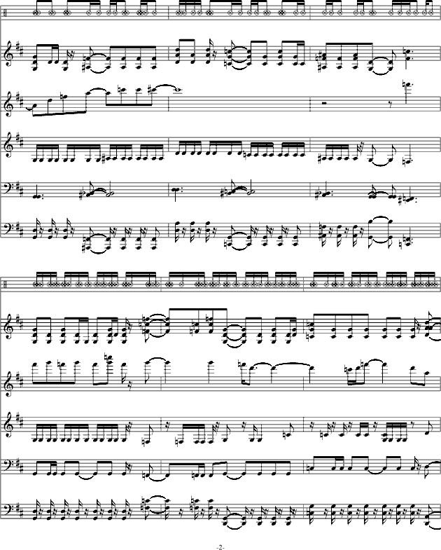 Into the Machine-钢琴谱(钢琴曲)-swenl2