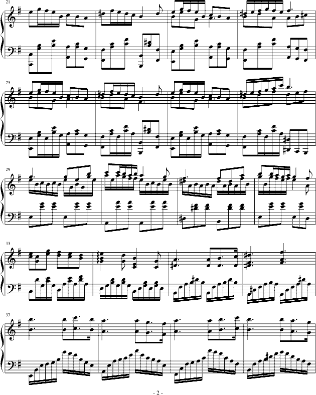 黑蔷薇组曲⒊路灯上的人偶-钢琴谱(钢琴曲)-aqtq3142
