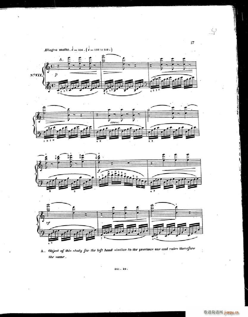 Czerny Etudes de la Velocite14
