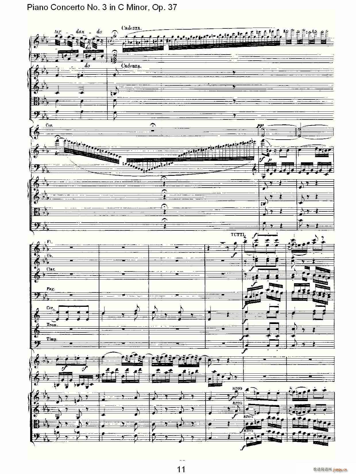 C小调钢琴第三协奏曲 Op.37  第三乐章11