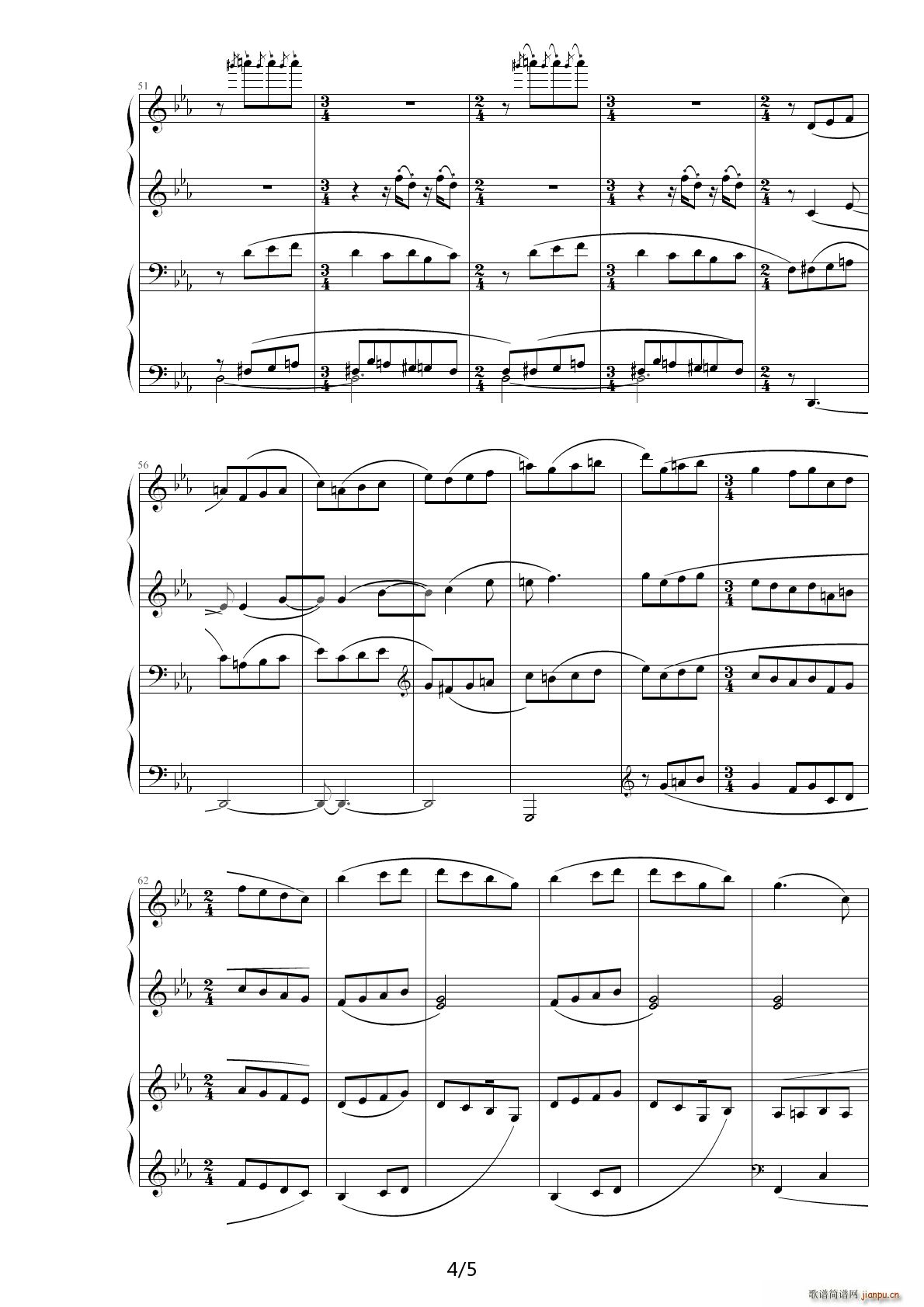 】四手联弹】拉威尔《鹅妈妈》组曲5首(鹅妈妈II 小拇指)4