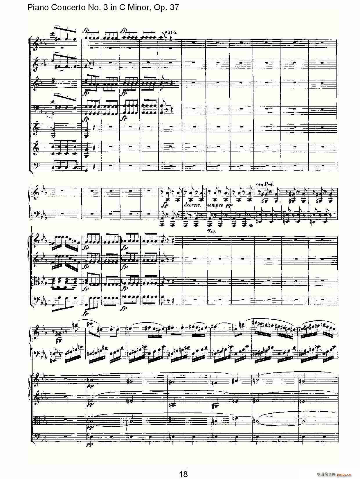C小调钢琴第三协奏曲 Op.37  第三乐章18