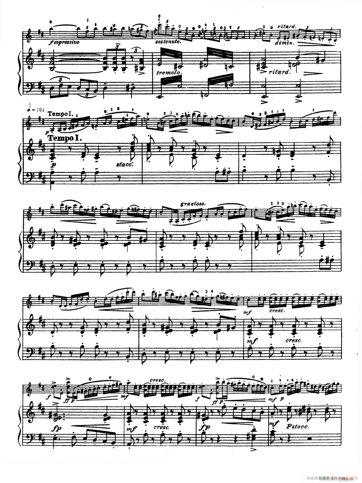 D大调学生协奏曲（塞茨作品第15号）4