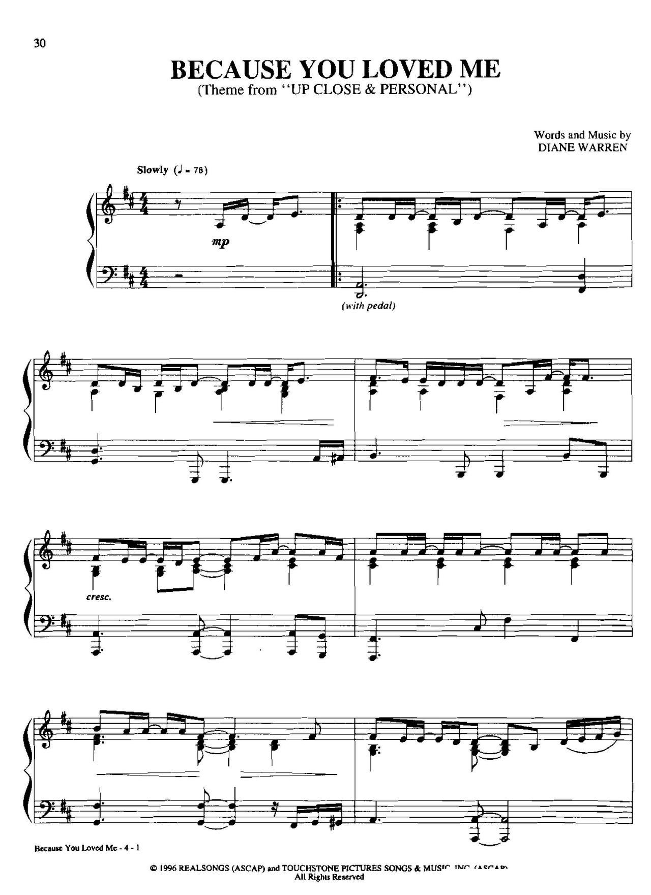 because you loved(Dan Coates 流行情调 集)1