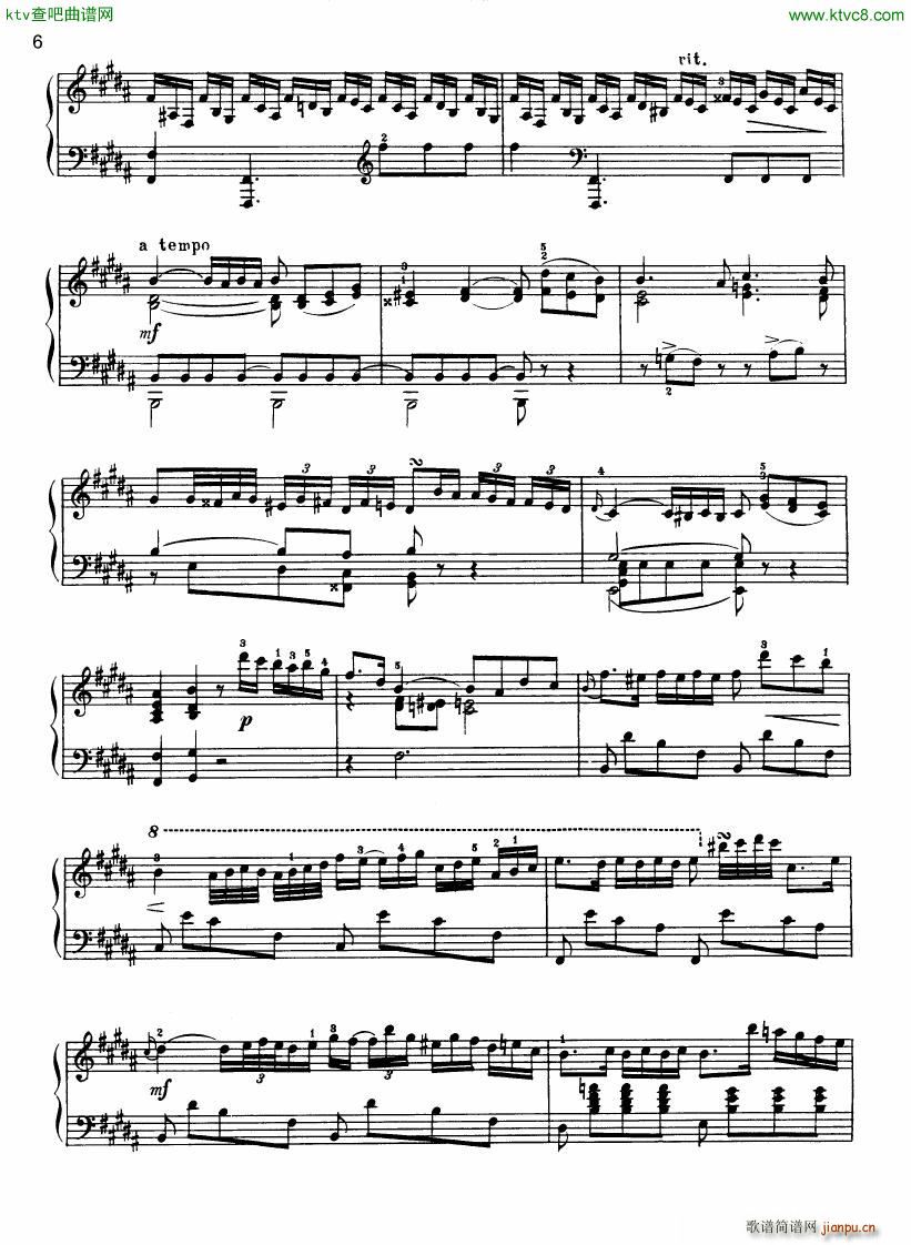 Field Sonata no4 b major6