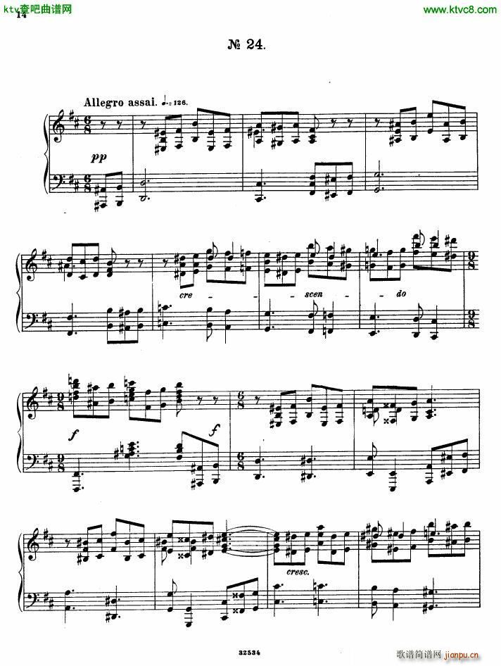Gliere 25 Preludes op30 Book512
