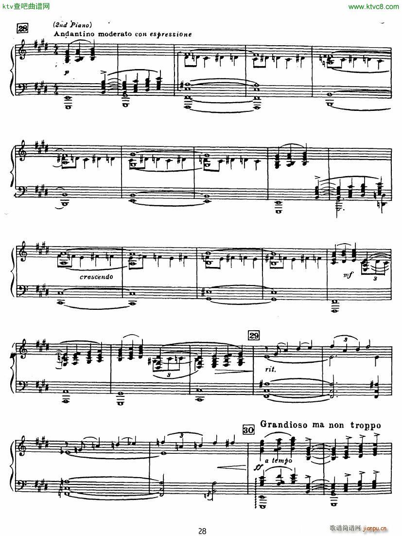 Rhapsody in Blue in Bb major Duet28