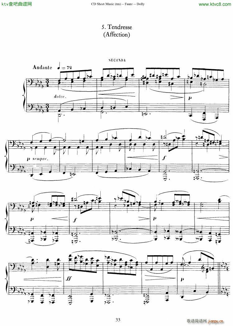Fauré op 56 Dolly Suite34