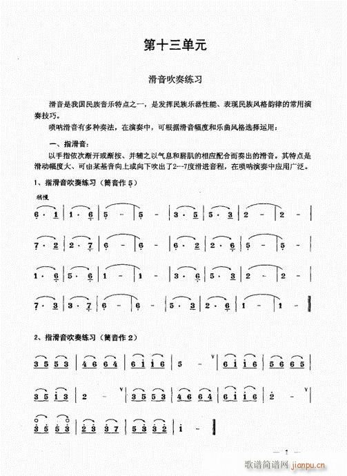 简捷实用唢呐教程  （下册）目录1-202