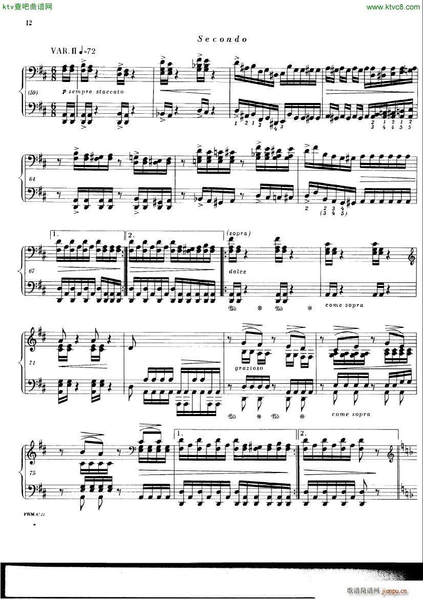 Chopin ekier variations in D10