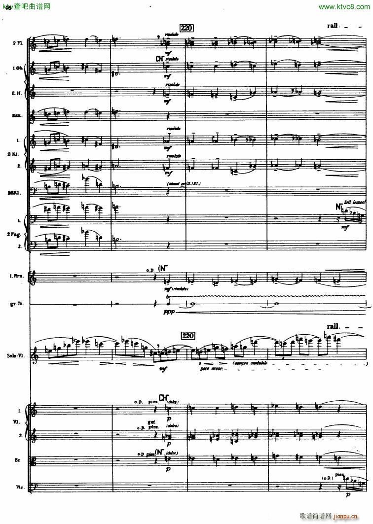 Berg Violin Concerto Score 三14