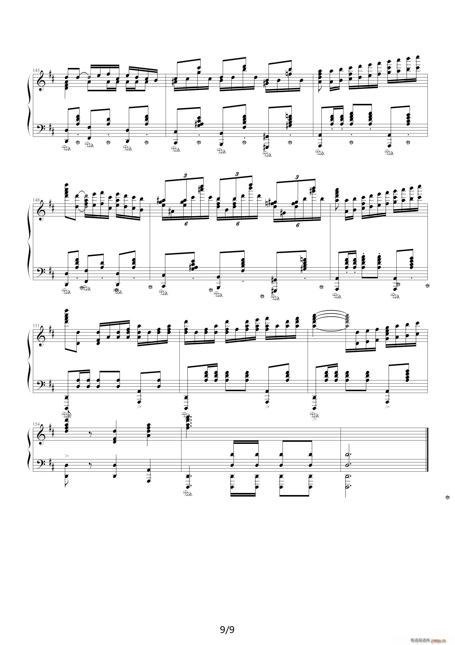 Polonaise in D Major D调9