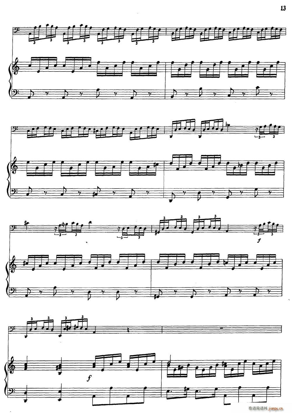 C大调协奏曲（大管 钢琴伴奏）13