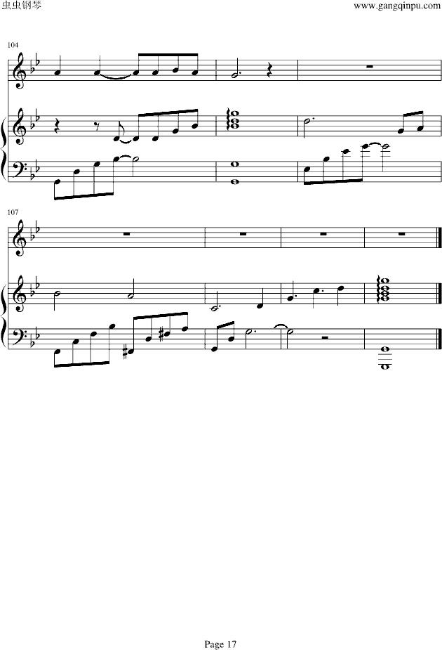 从开始到现在 钢琴弹唱版-钢琴谱(钢琴曲)-裴勇俊17