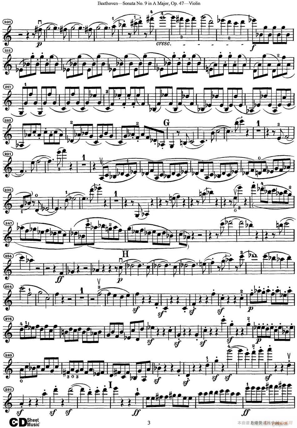 Violin Sonata No 9 in A Major Op 473