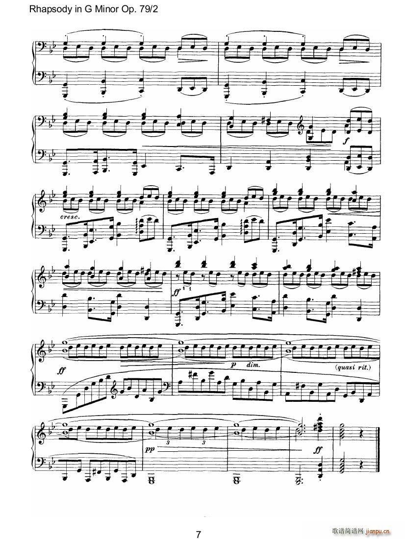 Brahms Rhapsody Op79 27