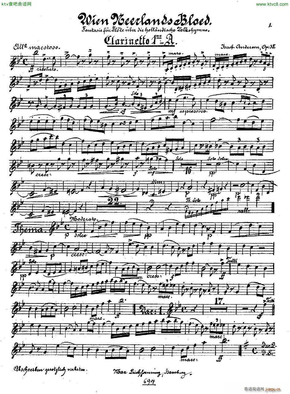 Andersen op 35 Wien Neerlands Bloed orch pts27