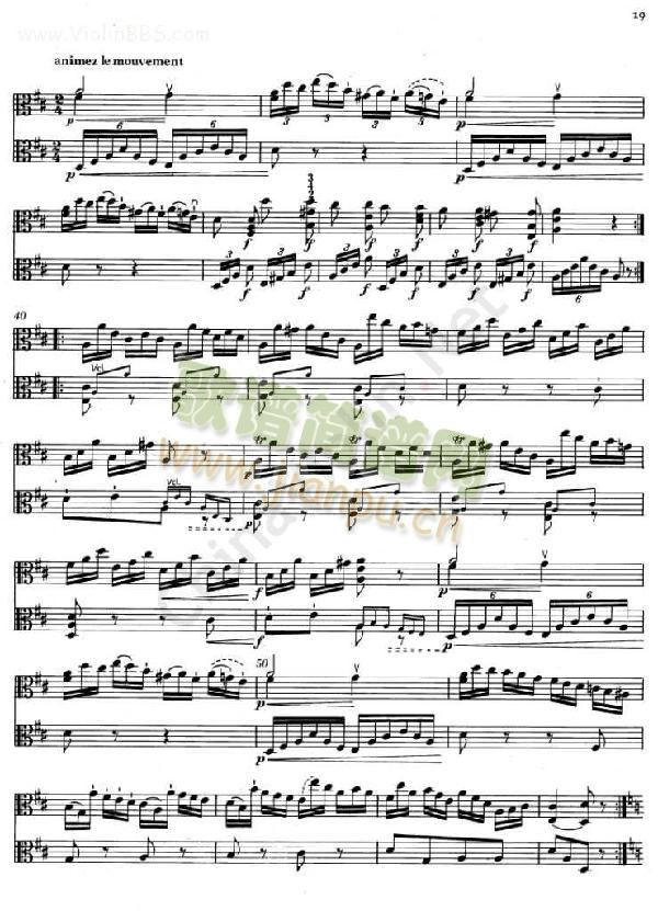 BRUNI《Sonata II.》( I.) 【I. II.中提琴】6