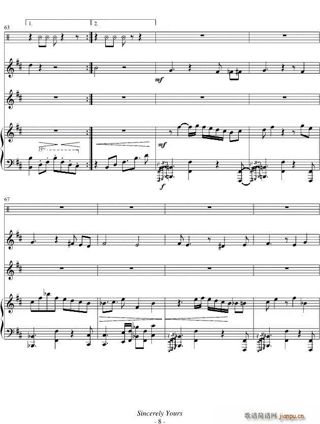黑猫的探戈（变奏曲）钢琴总谱8