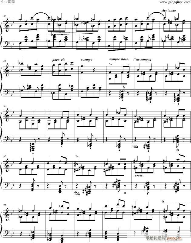 李斯特《唐璜的回忆》选段――香槟之歌  最难钢琴曲~_李斯特3