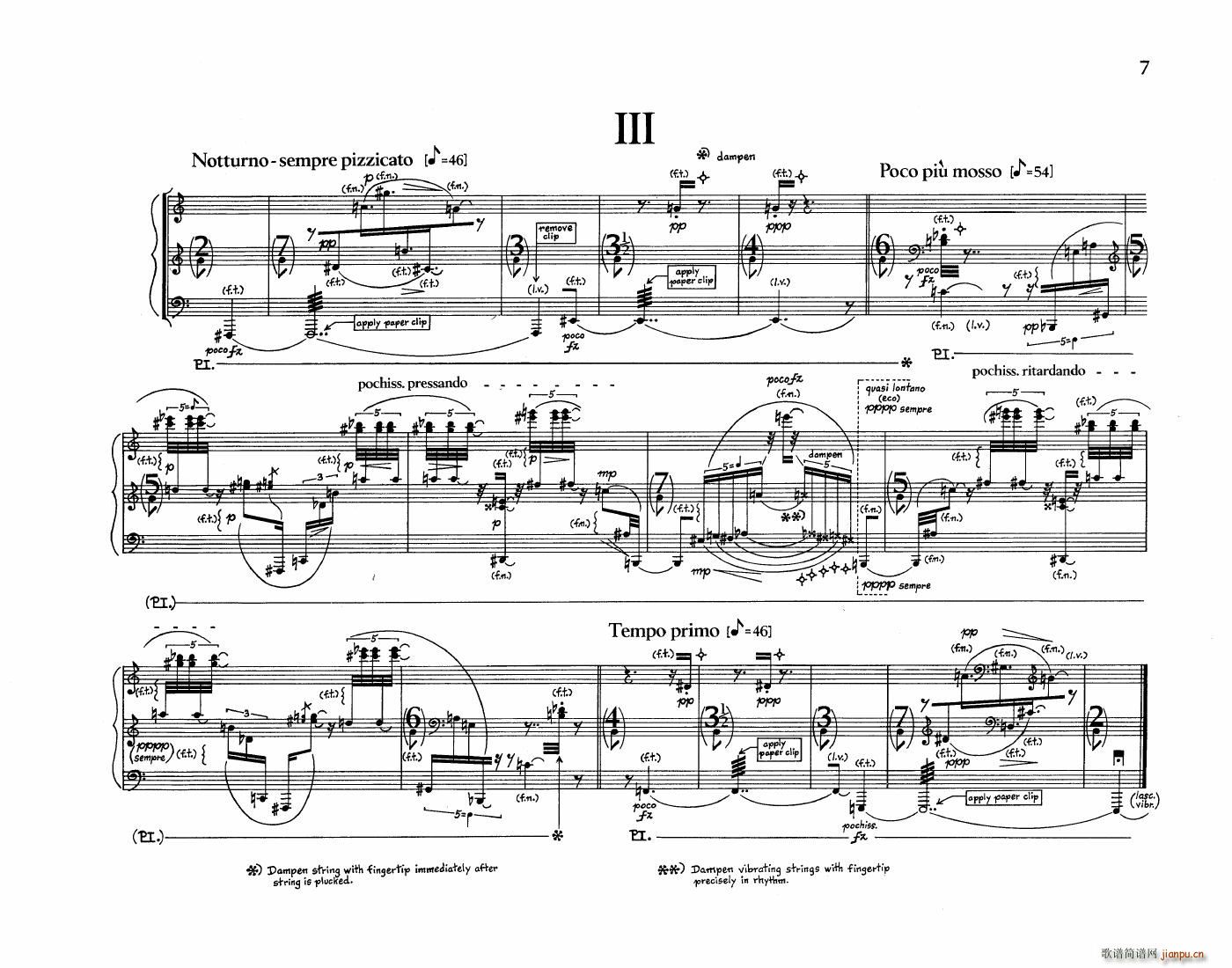Crumb Five Pieces for Piano5