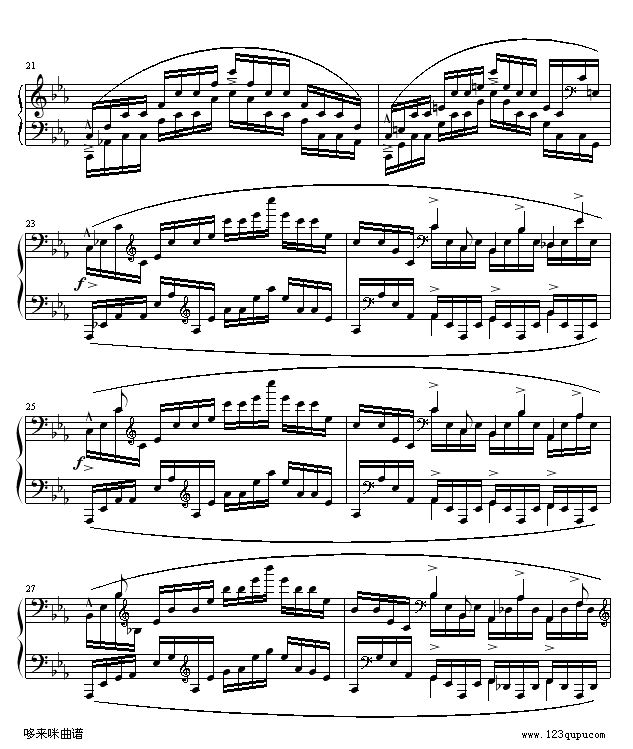 练习曲OP25No12-肖邦3