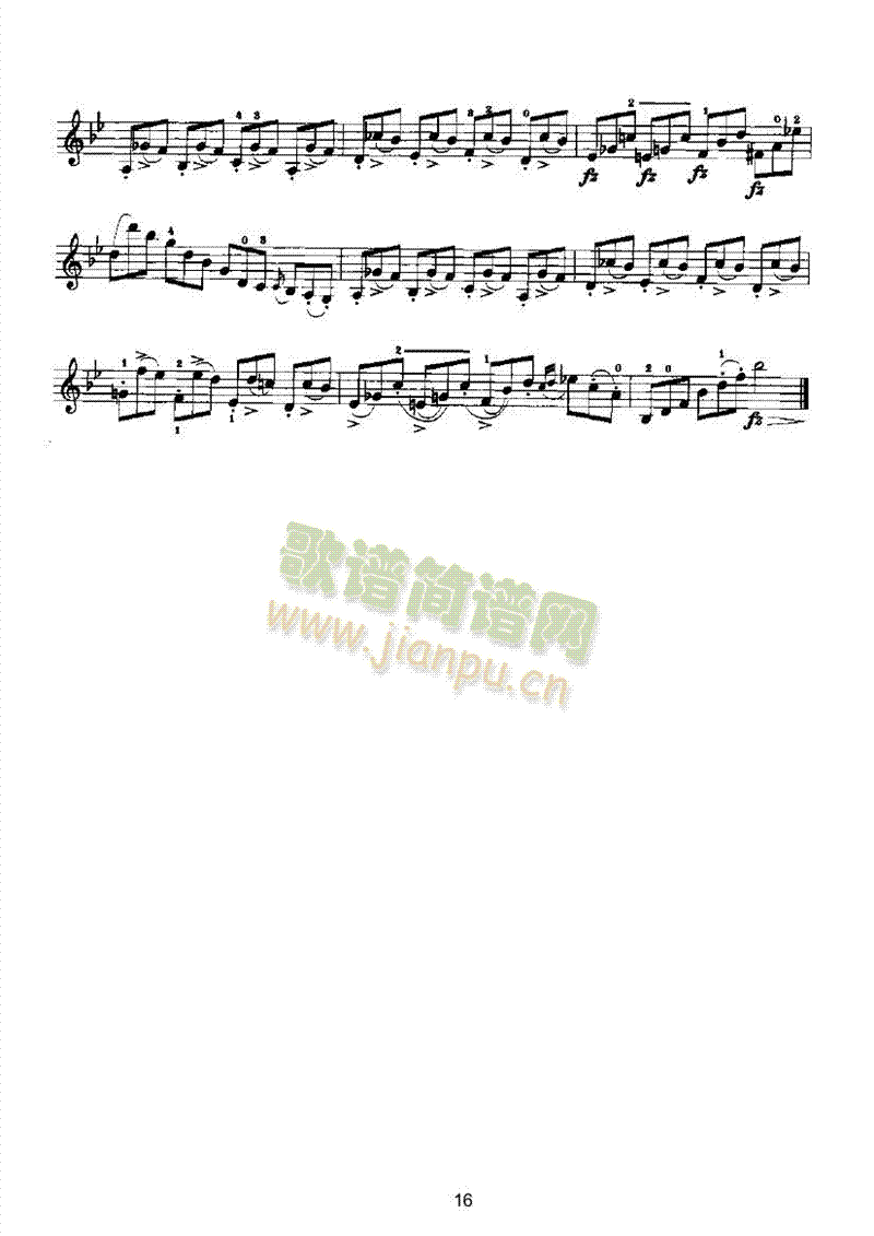 马扎斯小提琴华丽练习曲27首作品36号 弦乐类 小提琴16