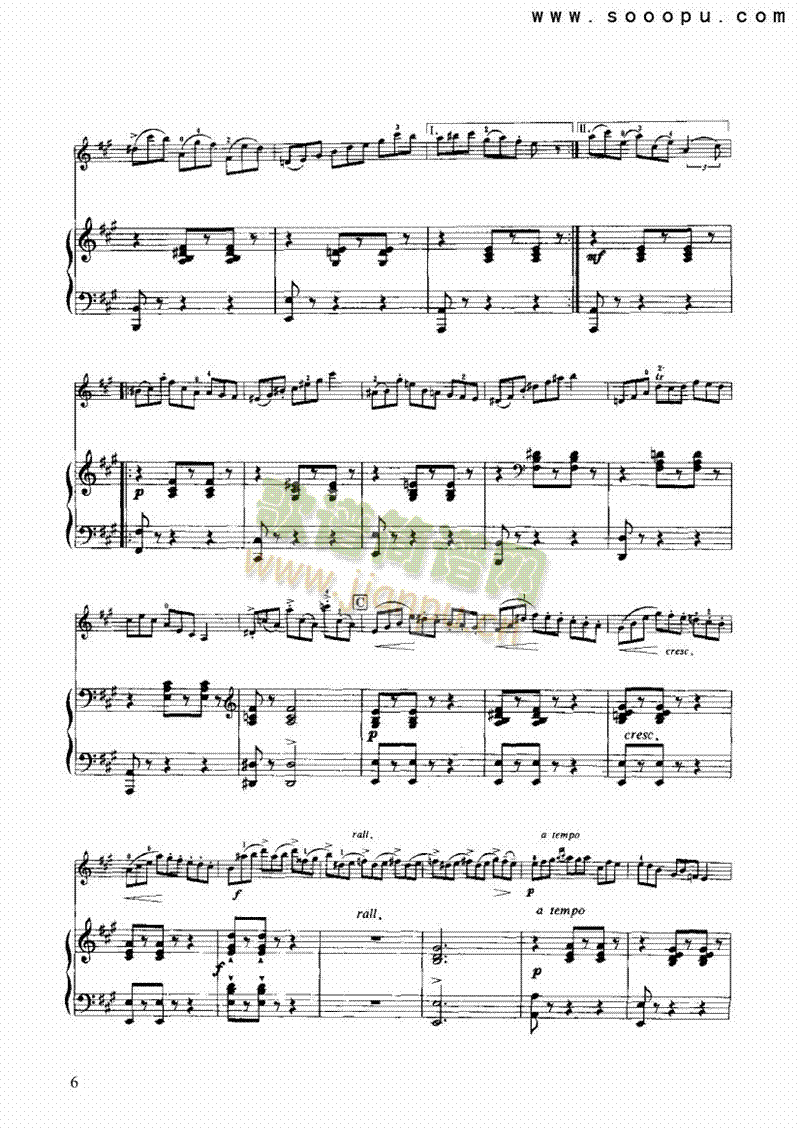 主题与变奏随想曲第3首 弦乐类 小提琴6