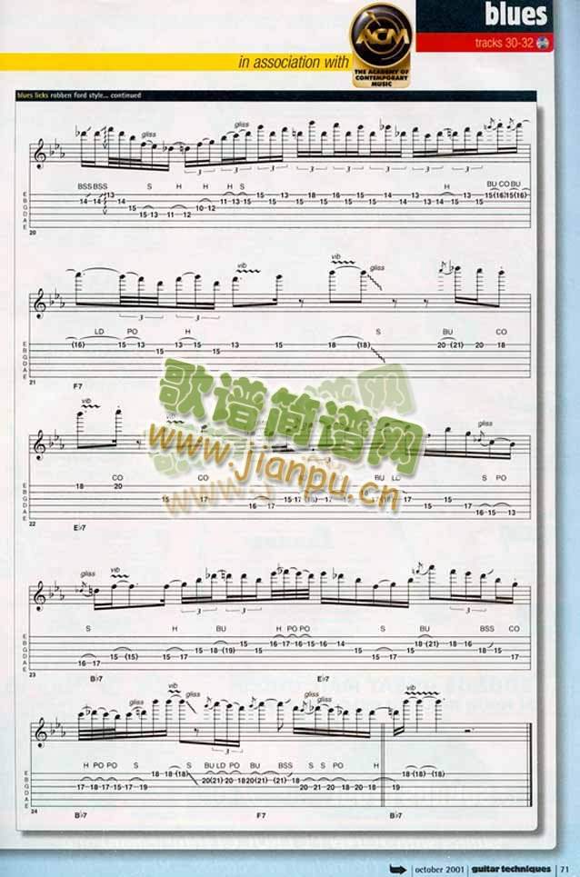 Blues音阶学习4