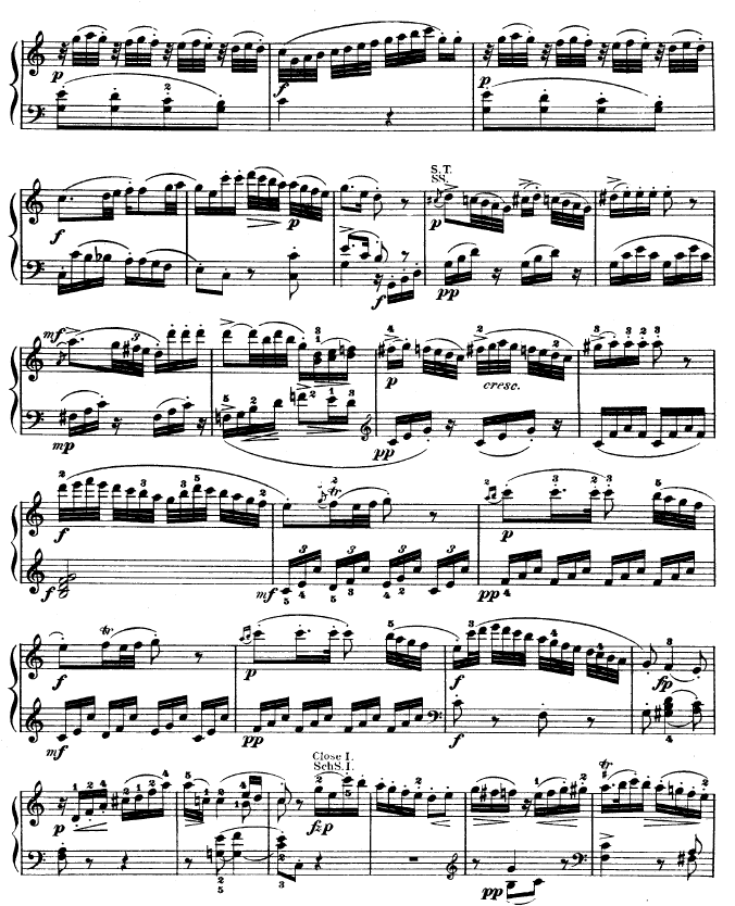 钢琴奏鸣曲 kv3305