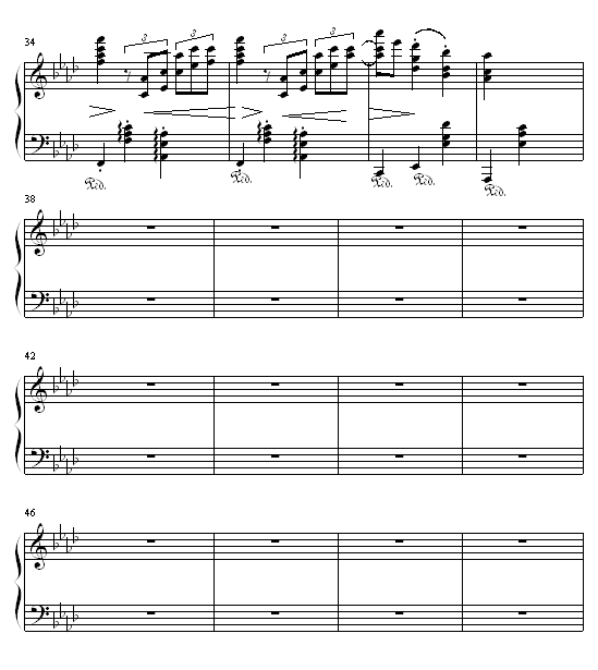 降A大调圆舞曲3