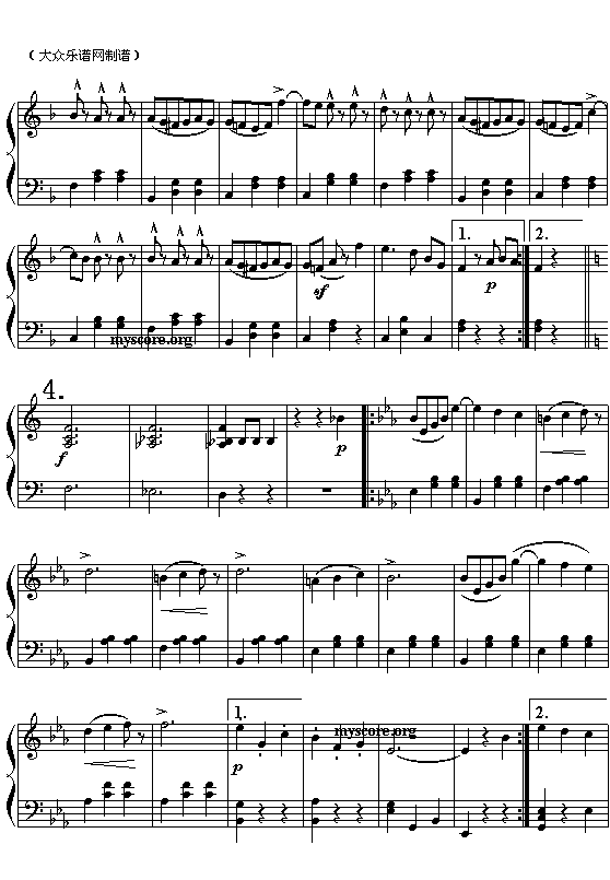(奥)约翰.斯特劳斯：蓝色多瑙河圆舞曲(全曲)4