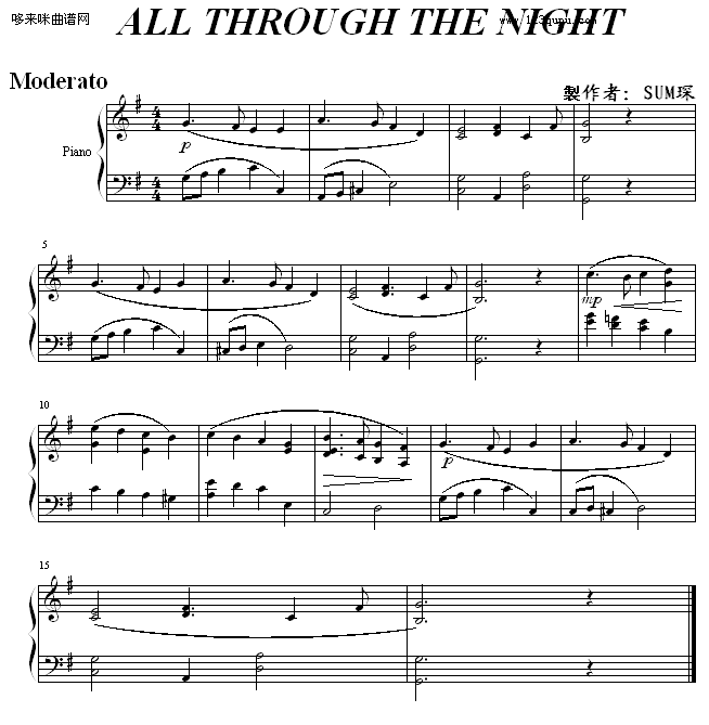 ALL THROUGH THE NIGHT-sum1