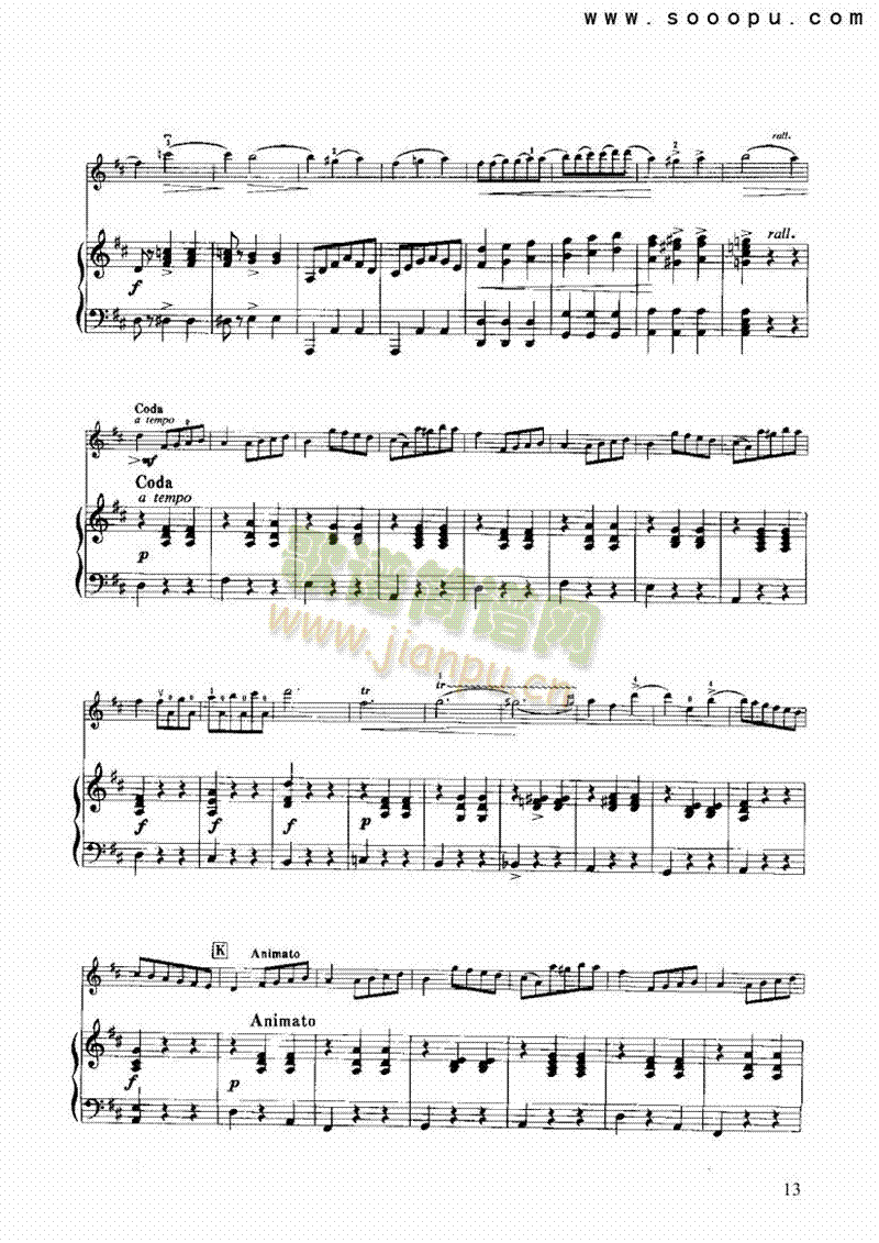 主题与变奏随想曲第4首 弦乐类 小提琴13