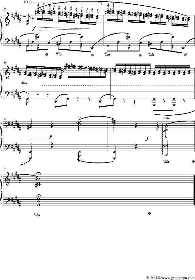 肖邦三度练习曲(op.25 no.6)8