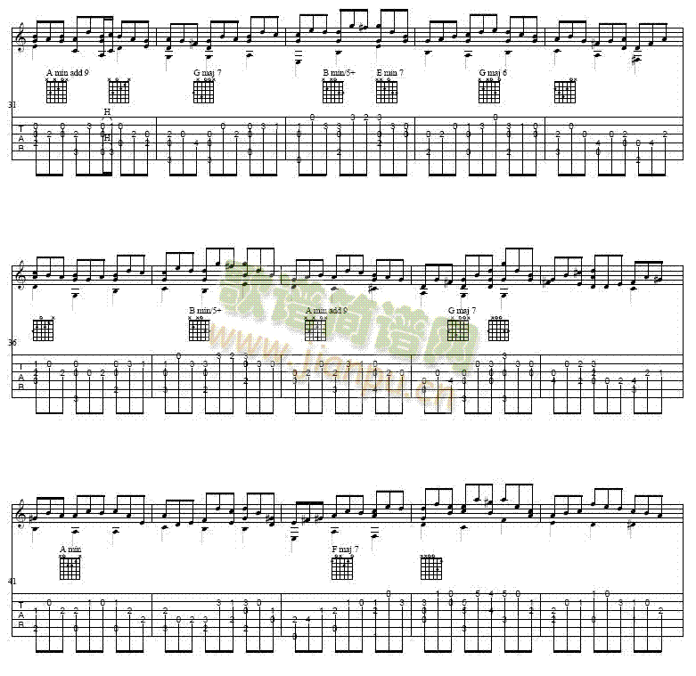 Jesu, Joy of Mans Desiring吉他谱( 六线谱)3