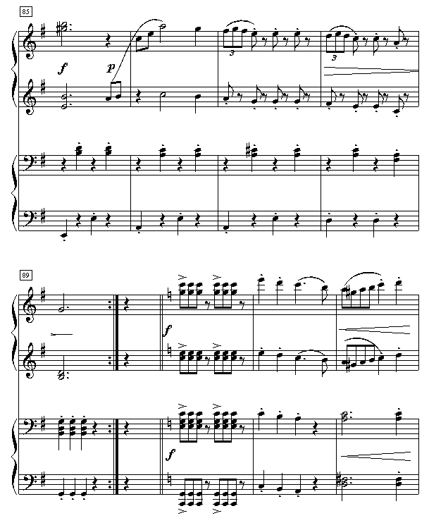 拉德斯基进行曲（双钢琴）11