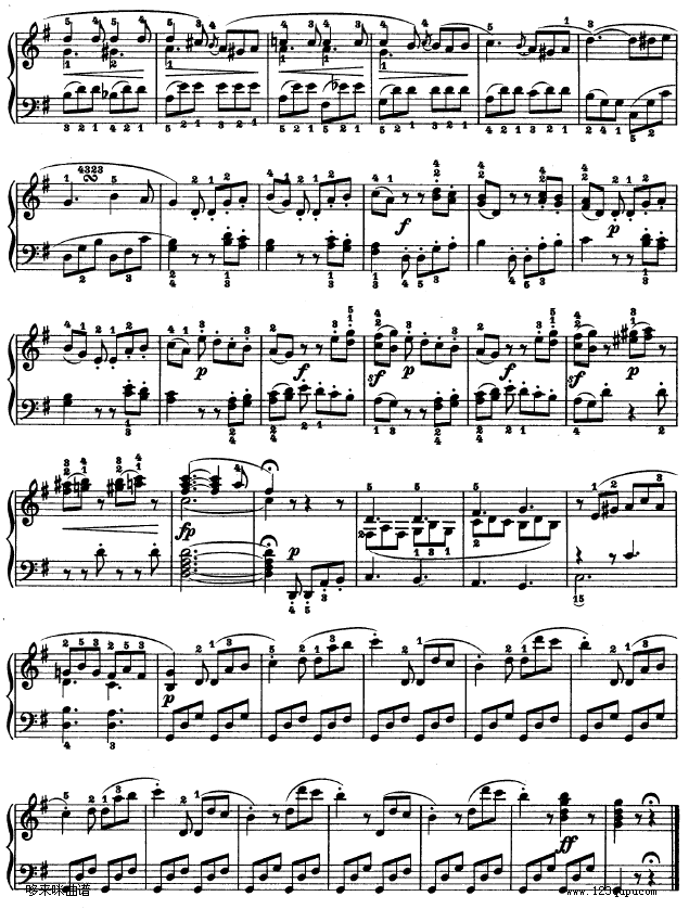 第十九钢琴奏鸣曲-（Op.49 No.1）-贝多芬8