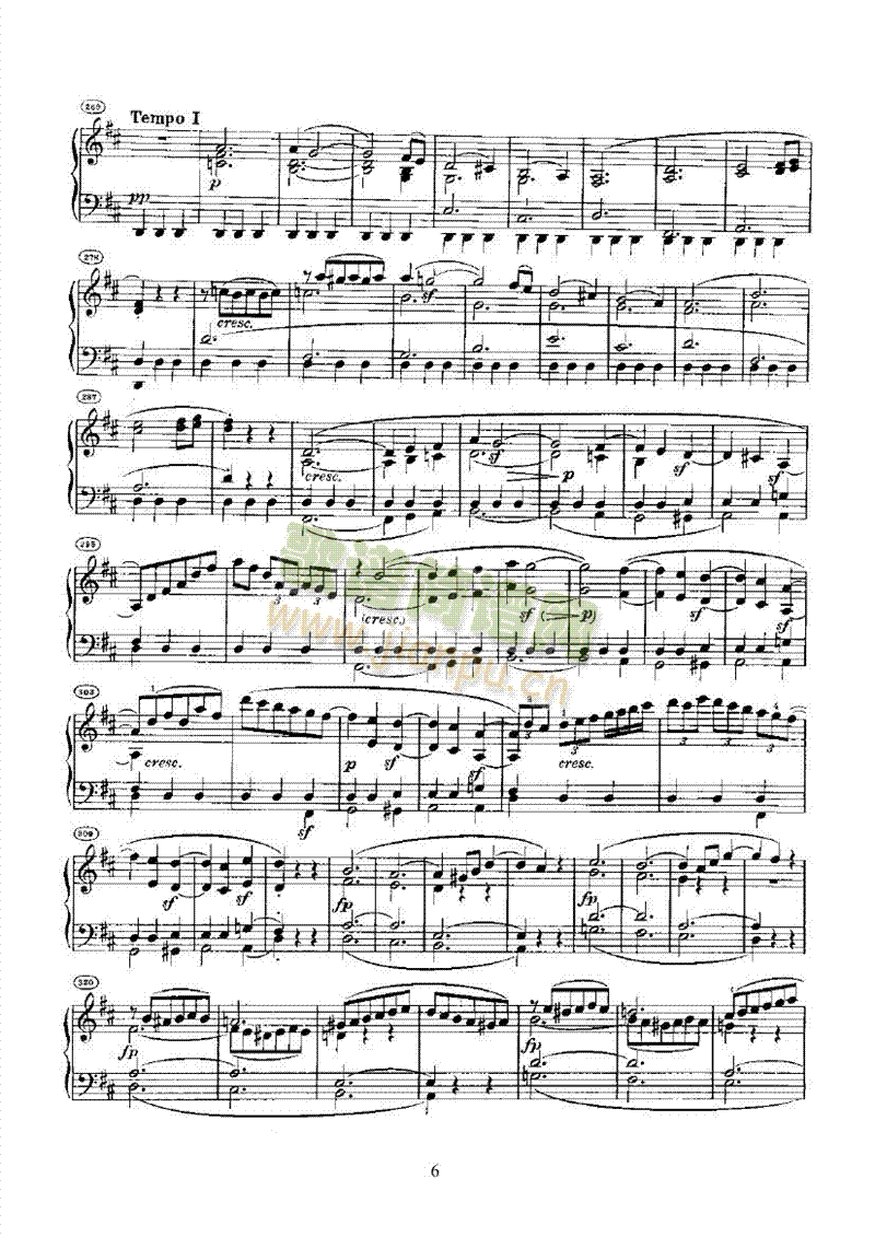 奏鸣曲(Opus28) 键盘类 钢琴6