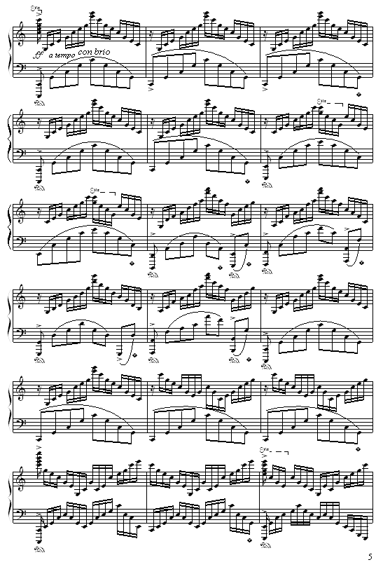 c小调练习曲5
