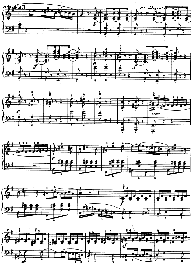 第十六钢琴奏鸣曲-（Op.31 No.1）-贝多芬2