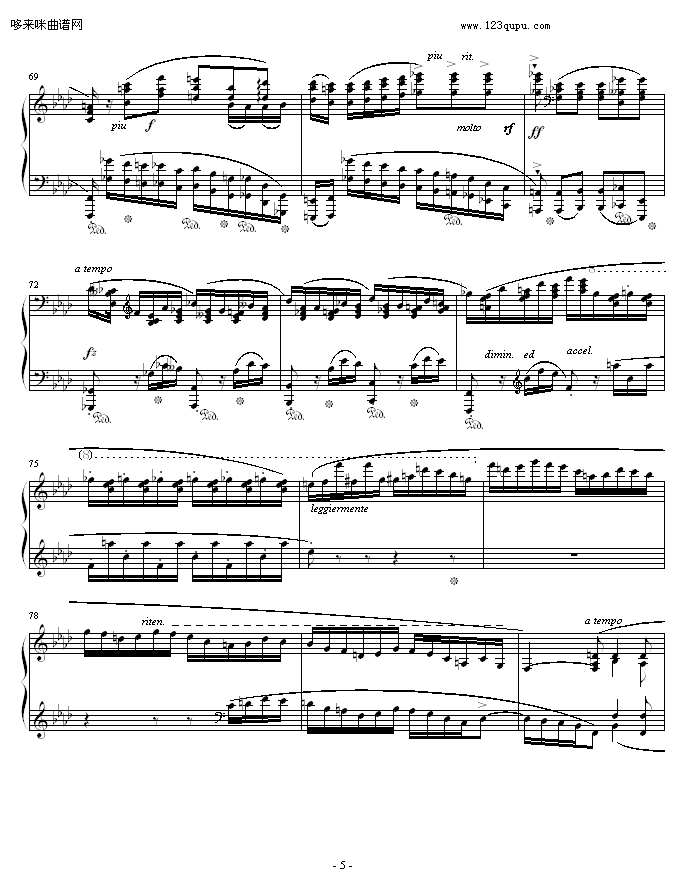肖邦F小调第4叙事曲-肖邦5