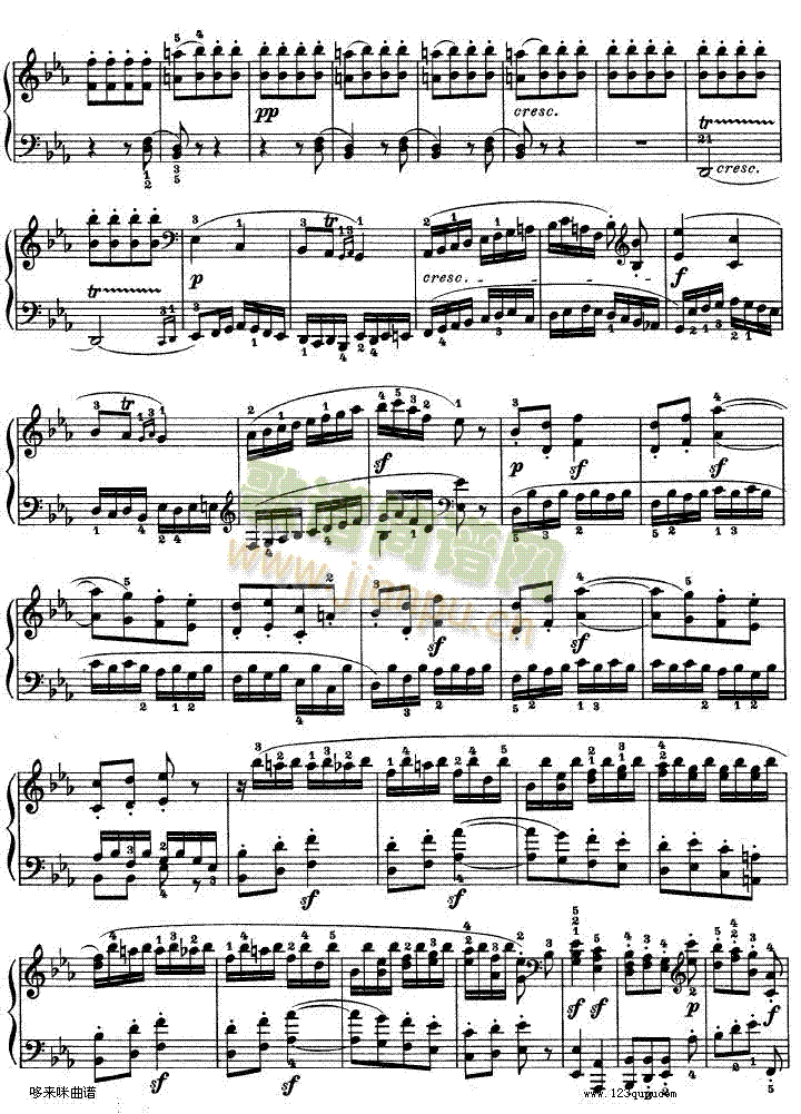 第十三钢琴奏鸣曲-（Op.27 No.1）-贝多芬13