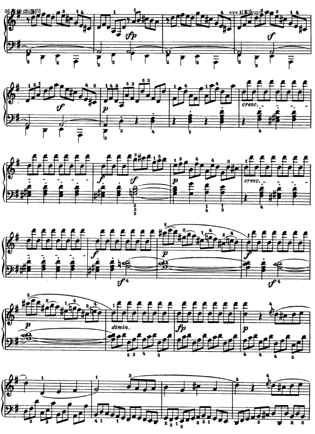第十六钢琴奏鸣曲-（Op.31 No.1）-贝多芬19