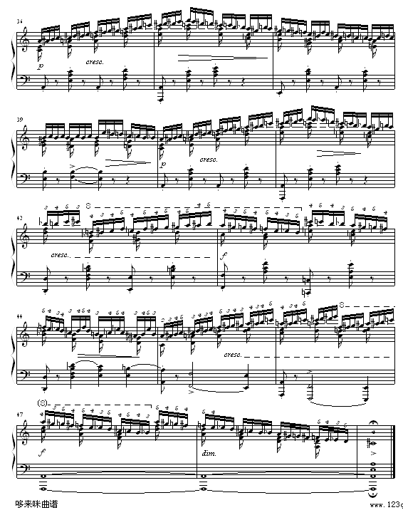 半音练习曲-肖邦4